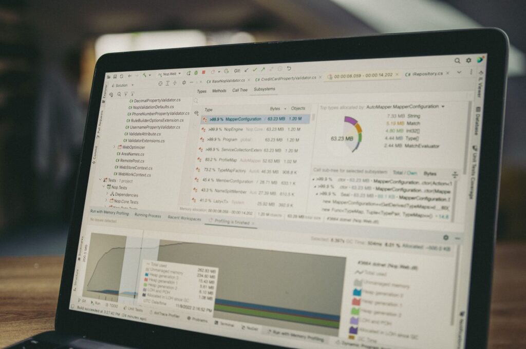 scholarship program comparison chart on laptop screen